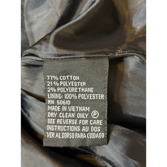 Kasper Women's Denim Sportswear Blazer Jacket Long Sleeve Two Pockets Size 4P - Picture 5 of 6